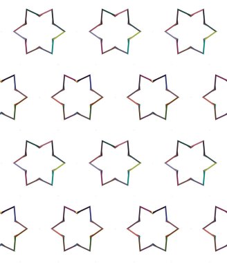 Geometrik süslemeli vektör deseni. Kusursuz tasarım dokusu