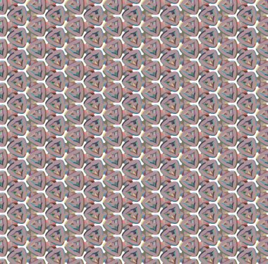 Geometrik süslemeli vektör deseni. Kusursuz tasarım dokusu 