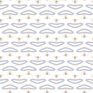 Geometrik süslemeli vektör deseni. Kusursuz tasarım dokusu 