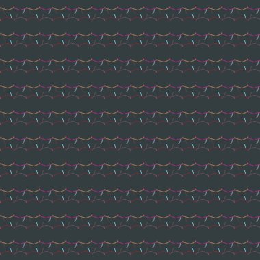 Geometrik süslemeli vektör deseni. Kusursuz tasarım dokusu 