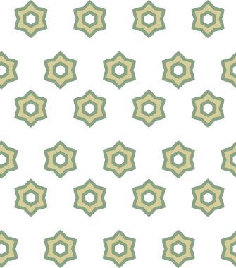 Geometrik süslemeli vektör deseni. Kusursuz tasarım dokusu 