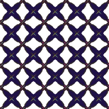 Geometrik süslemeli vektör deseni. Kusursuz tasarım dokusu 