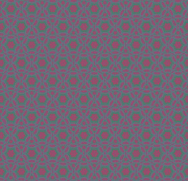 Geometrik süslemeli vektör deseni. Kusursuz tasarım dokusu