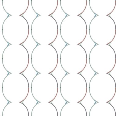 Geometrik süslemeli vektör deseni. Kusursuz tasarım dokusu