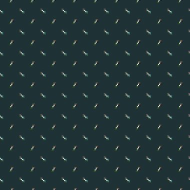 Geometrik süslemeli vektör deseni. Kusursuz tasarım dokusu