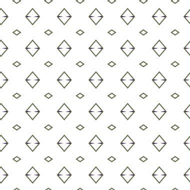 Geometrik süslemeli vektör deseni. Kusursuz tasarım dokusu 