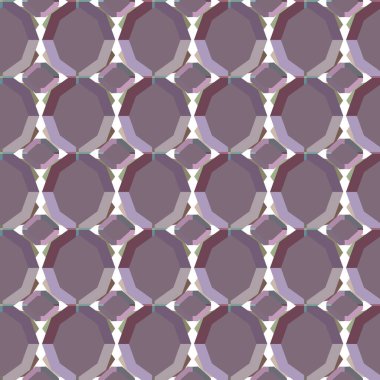 Geometrik süslemeli vektör deseni. Kusursuz tasarım dokusu 