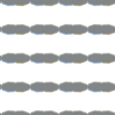 Geometrik süslemeli vektör deseni. Kusursuz tasarım dokusu 