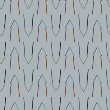 Geometrik süslemeli vektör deseni. Kusursuz tasarım dokusu 