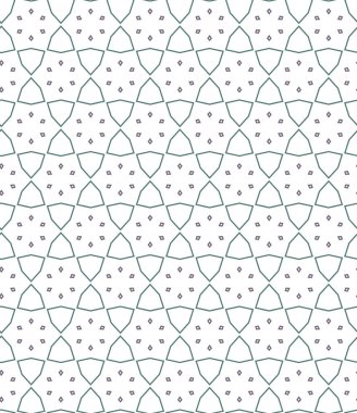 Geometrik süslemeli vektör deseni. Kusursuz tasarım dokusu 