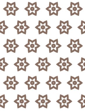 Geometrik süslemeli vektör deseni. Kusursuz tasarım dokusu