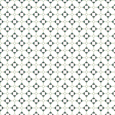 Geometrik süslemeli vektör deseni. Kusursuz tasarım dokusu