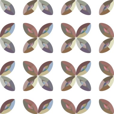 Geometrik süslemeli vektör deseni. Kusursuz tasarım dokusu 