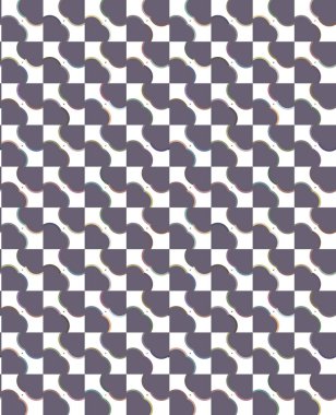 Geometrik süslemeli vektör deseni. Kusursuz tasarım dokusu 