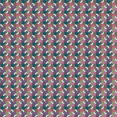 Geometrik süslemeli vektör deseni. Kusursuz tasarım dokusu 