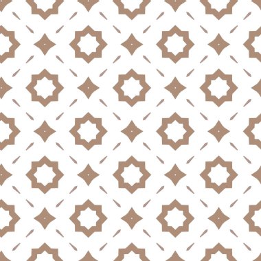 Geometrik süslemeli vektör deseni. Kusursuz tasarım dokusu
