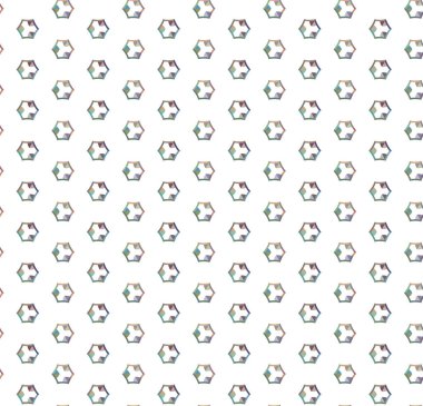 Geometrik süslemeli vektör deseni. Kusursuz tasarım dokusu 