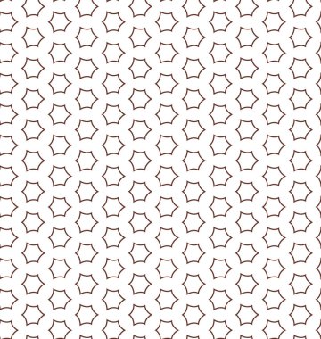 Geometrik süslemeli vektör deseni. Kusursuz tasarım dokusu 