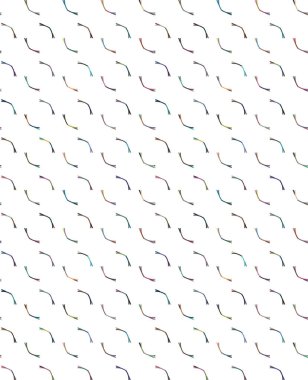 Geometrik süslemeli vektör deseni. Kusursuz tasarım dokusu 