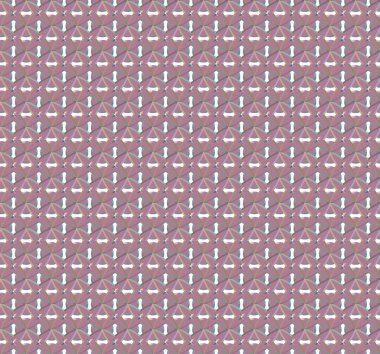 Geometrik süslemeli vektör deseni. Kusursuz tasarım dokusu 