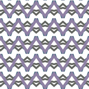 Geometrik süslemeli vektör deseni. Kusursuz tasarım dokusu 