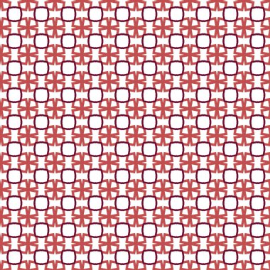 Geometrik süslemeli vektör deseni. Kusursuz tasarım dokusu 