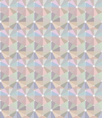 Geometrik süslemeli vektör deseni. Kusursuz tasarım dokusu