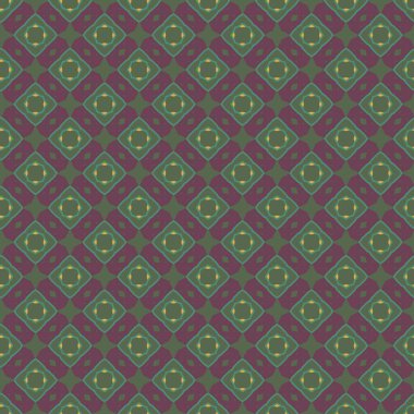 Geometrik süslemeli vektör deseni. Kusursuz tasarım dokusu 