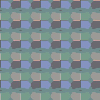 Geometrik süslemeli vektör deseni. Kusursuz tasarım dokusu 