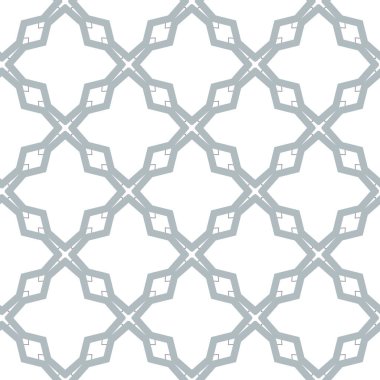 Geometrik süslemeli vektör deseni. Kusursuz tasarım dokusu