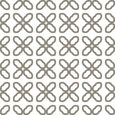 Geometrik süslemeli vektör deseni. Kusursuz tasarım dokusu 