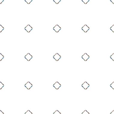 Geometrik süslemeli vektör deseni. Kusursuz tasarım dokusu 