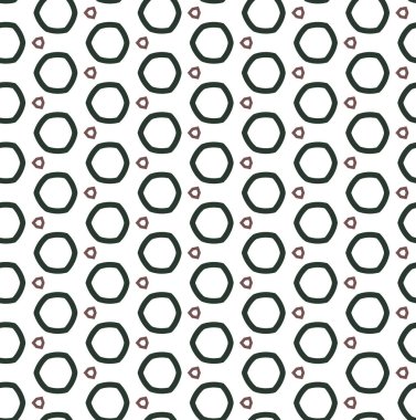 Geometrik süslemeli vektör deseni. Kusursuz tasarım dokusu