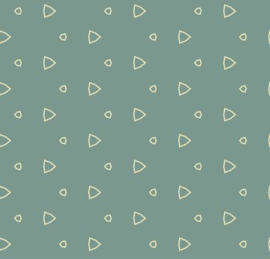 Geometrik süslemeli vektör deseni. Kusursuz tasarım dokusu 