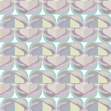 Geometrik süslemeli vektör deseni. Kusursuz tasarım dokusu 