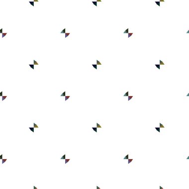 Geometrik süslemeli vektör deseni. Kusursuz tasarım dokusu 