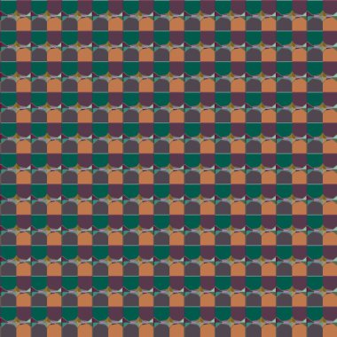 Geometrik süslemeli vektör deseni. Kusursuz tasarım dokusu 