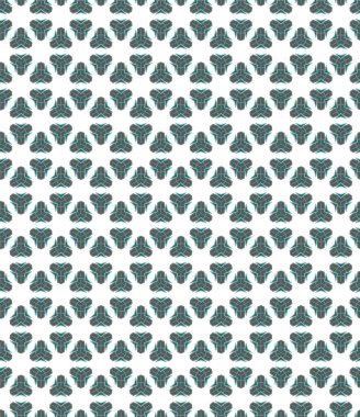 Geometrik süslemeli vektör deseni. Kusursuz tasarım dokusu