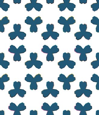 Geometrik süslemeli vektör deseni. Kusursuz tasarım dokusu 