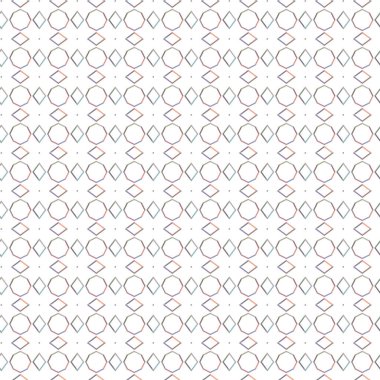 Geometrik süslemeli kusursuz desen. vektör illüstrasyonu