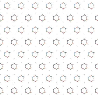Geometrik süslemeli vektör deseni. Kusursuz tasarım dokusu 
