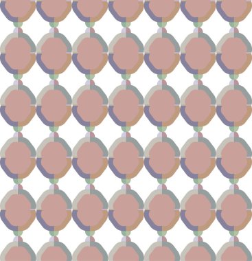 Geometrik süslemeli vektör deseni. Kusursuz tasarım dokusu