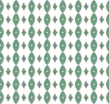 Geometrik süslemeli vektör deseni. Kusursuz tasarım dokusu 