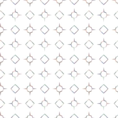 Geometrik süslemeli vektör deseni. Kusursuz tasarım dokusu 