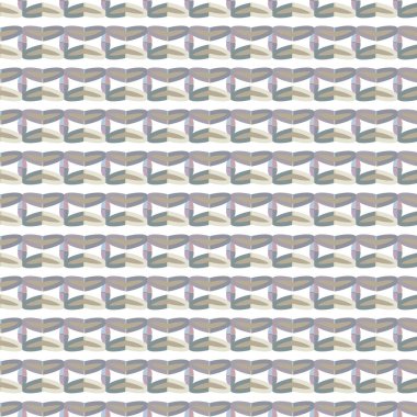 Geometrik süslemeli vektör deseni. Kusursuz tasarım dokusu