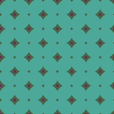 Geometrik süslemeli vektör deseni. Kusursuz tasarım dokusu