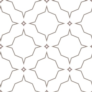 Geometrik süslemeli vektör deseni. Kusursuz tasarım dokusu 