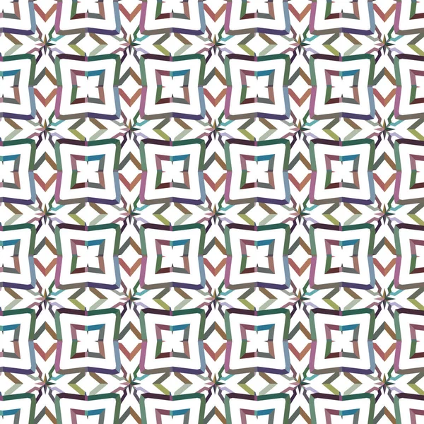 Geometrisches Ornamentales Vektormuster Nahtlose Design Textur — Stockvektor