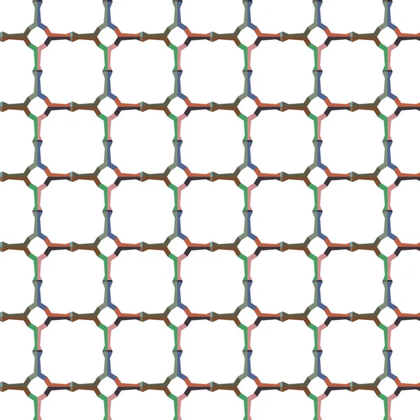 Geometriskt Dekorativt Vektormönster Sömlös Design Konsistens — Stock vektor