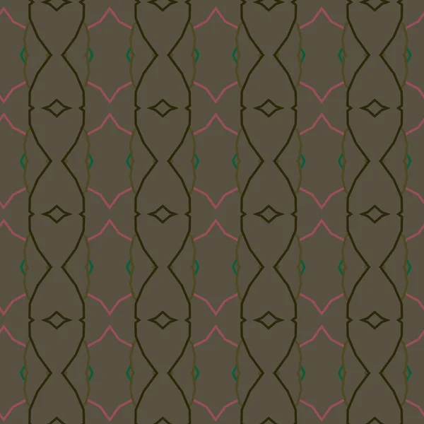 Geometrisches Ornamentales Vektormuster Nahtlose Design Textur — Stockvektor